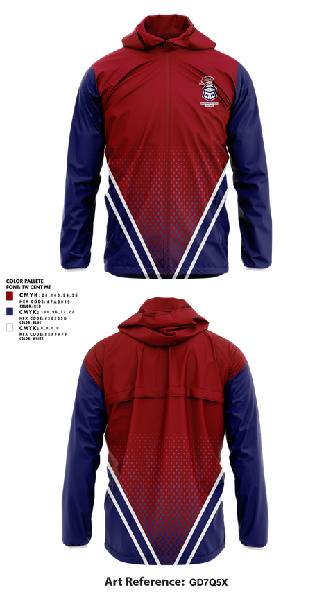 Windbreaker, Wall Knights Youth Football, , Teamtime, Team time, sublimation, custom sports apparel, team uniforms, spirit wear, spiritwear, sports uniforms, custom shirts, team store, custom team store, fundraiser sports, apparel fundraiser