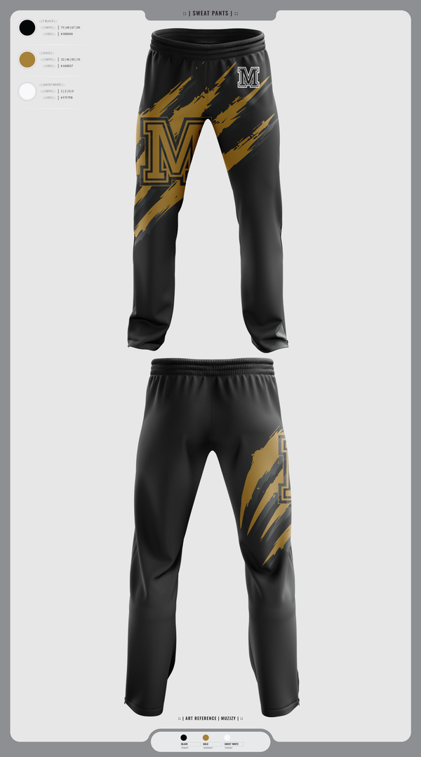 Sweatpants, Marceline Tigers, , Teamtime, Team time, sublimation, custom sports apparel, team uniforms, spirit wear, spiritwear, sports uniforms, custom shirts, team store, custom team store, fundraiser sports, apparel fundraiser