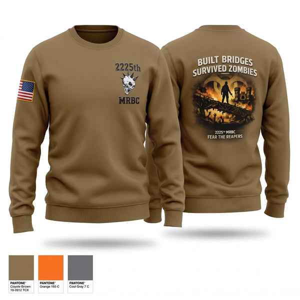 Crew Neck Sweatshirt, 2225th MRBC, National Guard, Teamtime, Team time, sublimation, custom sports apparel, team uniforms, spirit wear, spiritwear, sports uniforms, custom shirts, team store, custom team store, fundraiser sports, apparel fundraiser