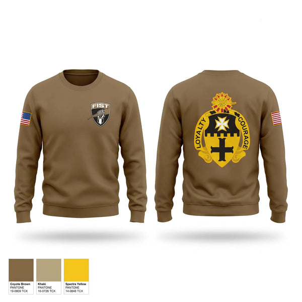 Crew Neck Sweatshirt, 1-5 FIST, Army, Teamtime, Team time, sublimation, custom sports apparel, team uniforms, spirit wear, spiritwear, sports uniforms, custom shirts, team store, custom team store, fundraiser sports, apparel fundraiser