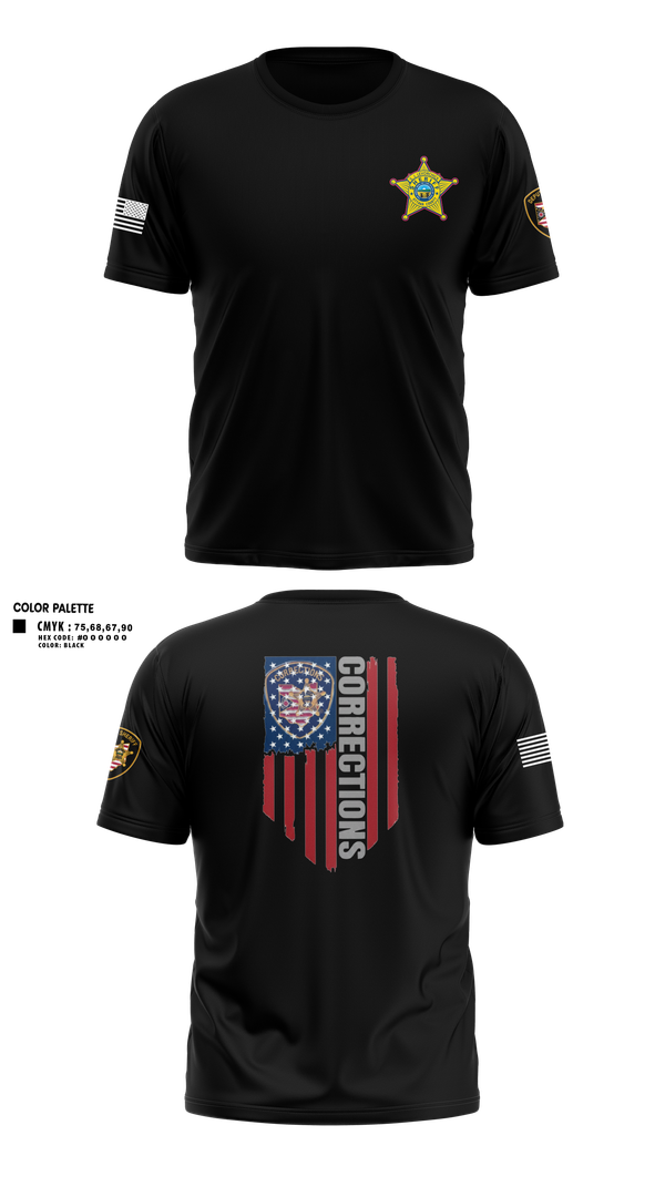Short Sleeve Performance Shirt, Ottawa County Sheriff’s Office, Police, Teamtime, Team time, sublimation, custom sports apparel, team uniforms, spirit wear, spiritwear, sports uniforms, custom shirts, team store, custom team store, fundraiser sports, apparel fundraiser