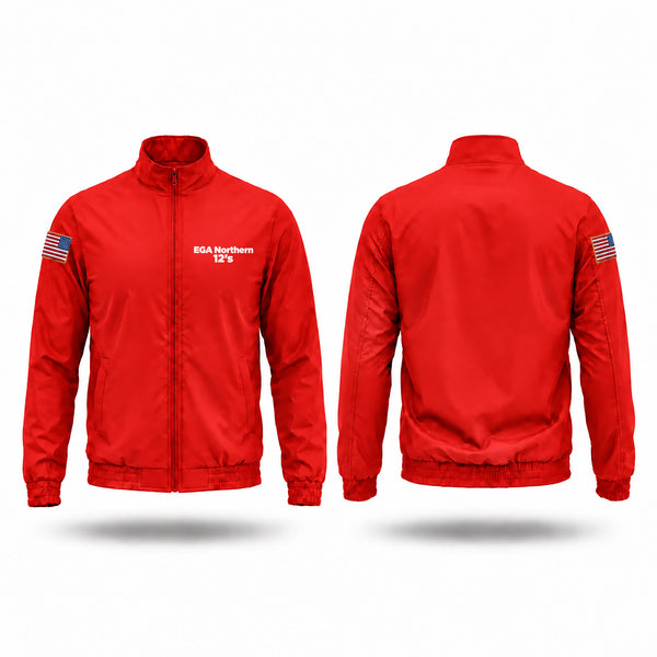 Windbreaker, EGA Northern 12's, Marines, Teamtime, Team time, sublimation, custom sports apparel, team uniforms, spirit wear, spiritwear, sports uniforms, custom shirts, team store, custom team store, fundraiser sports, apparel fundraiser
