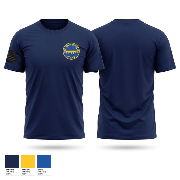Old School Cotton Feel Shirt, West Conshohocken Police Department, Police, Teamtime, Team time, sublimation, custom sports apparel, team uniforms, spirit wear, spiritwear, sports uniforms, custom shirts, team store, custom team store, fundraiser sports, apparel fundraiser
