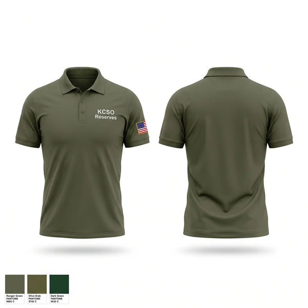 Short Sleeve Performance Polo, KCSO Reserves, Police, Teamtime, Team time, sublimation, custom sports apparel, team uniforms, spirit wear, spiritwear, sports uniforms, custom shirts, team store, custom team store, fundraiser sports, apparel fundraiser