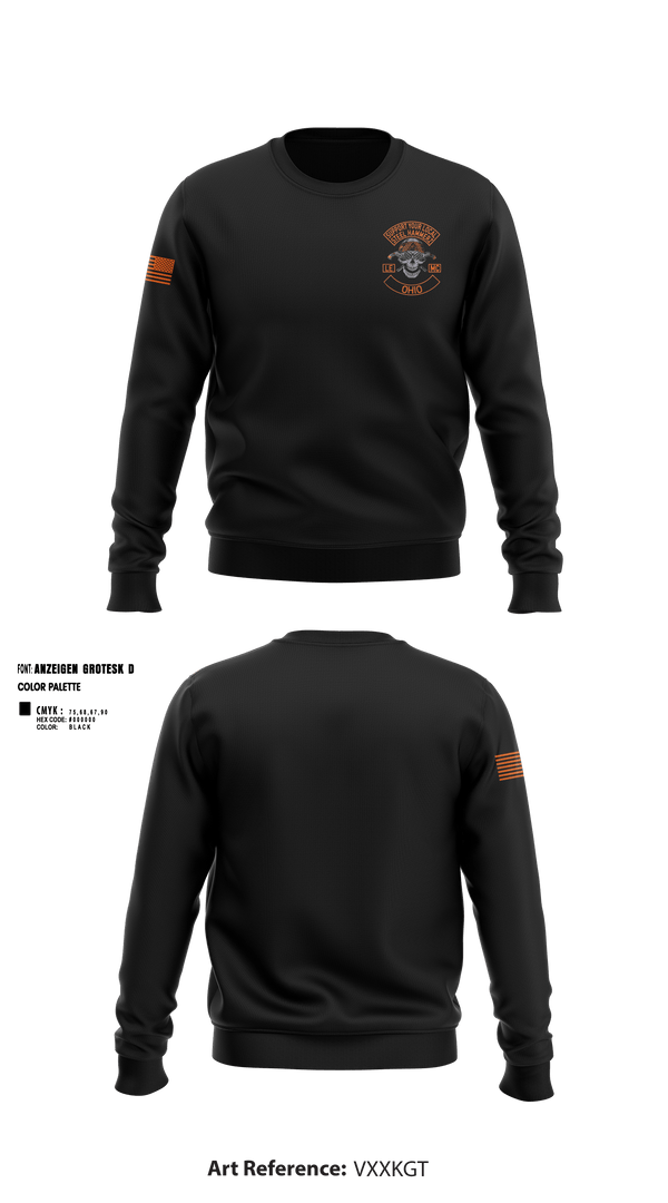 Crew Neck Sweatshirt, Yougstown Steel hammerz, Police, Teamtime, Team time, sublimation, custom sports apparel, team uniforms, spirit wear, spiritwear, sports uniforms, custom shirts, team store, custom team store, fundraiser sports, apparel fundraiser