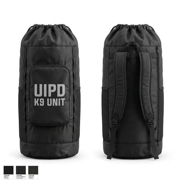 Gear Bag, UIPD K9 UNIT, Police, Teamtime, Team time, sublimation, custom sports apparel, team uniforms, spirit wear, spiritwear, sports uniforms, custom shirts, team store, custom team store, fundraiser sports, apparel fundraiser