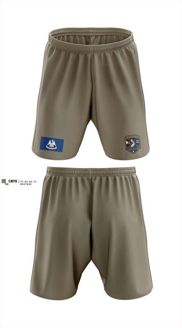 Athletic Shorts With Pockets, 2nd Area Command (LASG), , Teamtime, Team time, sublimation, custom sports apparel, team uniforms, spirit wear, spiritwear, sports uniforms, custom shirts, team store, custom team store, fundraiser sports, apparel fundraiser