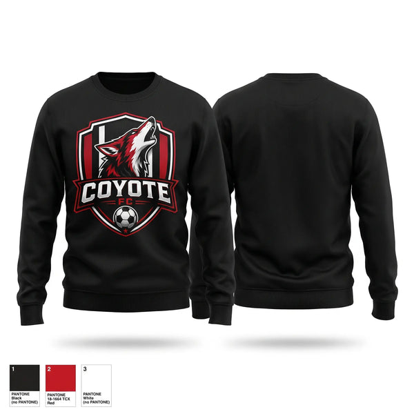 Crew Neck Sweatshirt, Los Coyotes, Men's Soccer, Teamtime, Team time, sublimation, custom sports apparel, team uniforms, spirit wear, spiritwear, sports uniforms, custom shirts, team store, custom team store, fundraiser sports, apparel fundraiser