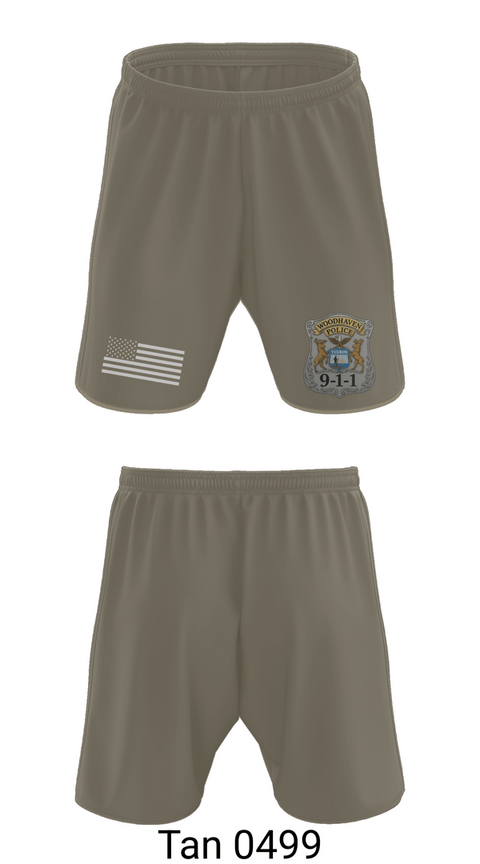 Athletic Shorts With Pockets, Woodhaven Police, Police, Teamtime, Team time, sublimation, custom sports apparel, team uniforms, spirit wear, spiritwear, sports uniforms, custom shirts, team store, custom team store, fundraiser sports, apparel fundraiser