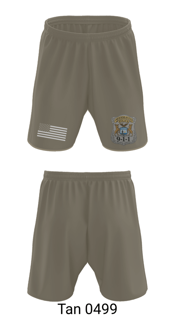 Athletic Shorts With Pockets, Woodhaven Police, Police, Teamtime, Team time, sublimation, custom sports apparel, team uniforms, spirit wear, spiritwear, sports uniforms, custom shirts, team store, custom team store, fundraiser sports, apparel fundraiser
