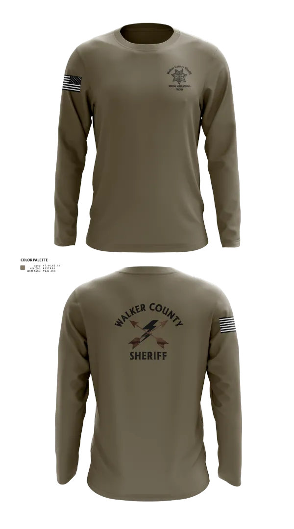 Long Sleeve Performance Shirt, Walker County Sheriff SOG Team, , Teamtime, Team time, sublimation, custom sports apparel, team uniforms, spirit wear, spiritwear, sports uniforms, custom shirts, team store, custom team store, fundraiser sports, apparel fundraiser