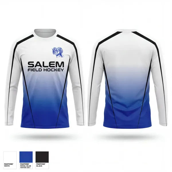 Long Sleeve Performance Shirt, Salem High School Field Hockey, Field Hockey, Teamtime, Team time, sublimation, custom sports apparel, team uniforms, spirit wear, spiritwear, sports uniforms, custom shirts, team store, custom team store, fundraiser sports, apparel fundraiser