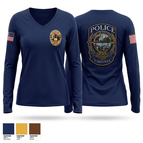 Old School Cotton Feel Shirt, Saltville Police Department, Police, Teamtime, Team time, sublimation, custom sports apparel, team uniforms, spirit wear, spiritwear, sports uniforms, custom shirts, team store, custom team store, fundraiser sports, apparel fundraiser