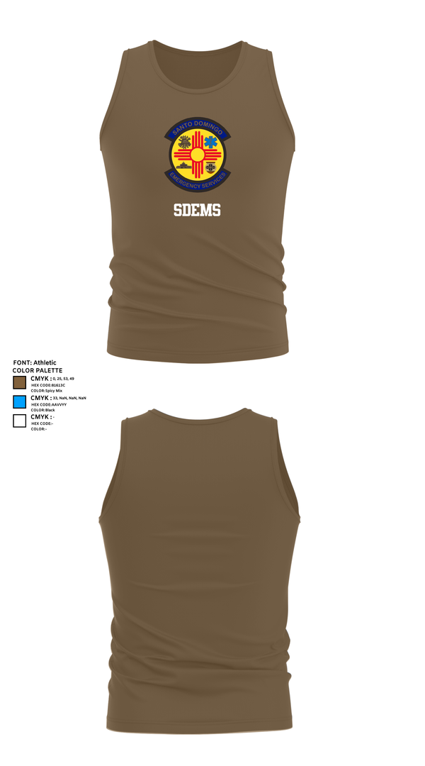 Tank Top, SDEMS, , Teamtime, Team time, sublimation, custom sports apparel, team uniforms, spirit wear, spiritwear, sports uniforms, custom shirts, team store, custom team store, fundraiser sports, apparel fundraiser