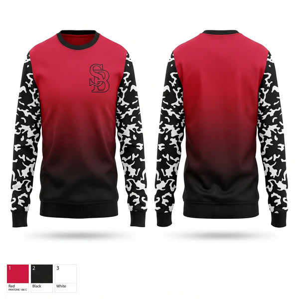 Crew Neck Sweatshirt, Sluggers Baseball, Baseball, Teamtime, Team time, sublimation, custom sports apparel, team uniforms, spirit wear, spiritwear, sports uniforms, custom shirts, team store, custom team store, fundraiser sports, apparel fundraiser