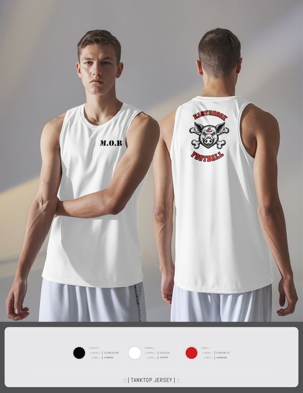 Tank Top, Eastbrook Football, Army, Teamtime, Team time, sublimation, custom sports apparel, team uniforms, spirit wear, spiritwear, sports uniforms, custom shirts, team store, custom team store, fundraiser sports, apparel fundraiser