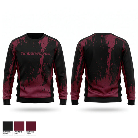 Crew Neck Sweatshirt, Timberwolves, Softball, Teamtime, Team time, sublimation, custom sports apparel, team uniforms, spirit wear, spiritwear, sports uniforms, custom shirts, team store, custom team store, fundraiser sports, apparel fundraiser