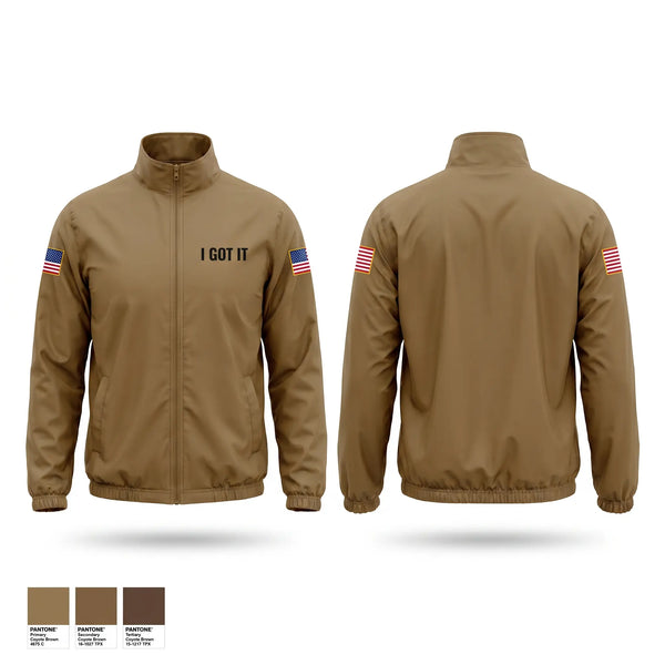Windbreaker, I GOT IT, Army, Teamtime, Team time, sublimation, custom sports apparel, team uniforms, spirit wear, spiritwear, sports uniforms, custom shirts, team store, custom team store, fundraiser sports, apparel fundraiser