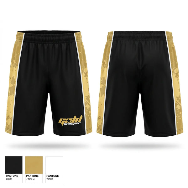 Athletic Shorts With Pockets, Gold Premier, Softball, Teamtime, Team time, sublimation, custom sports apparel, team uniforms, spirit wear, spiritwear, sports uniforms, custom shirts, team store, custom team store, fundraiser sports, apparel fundraiser