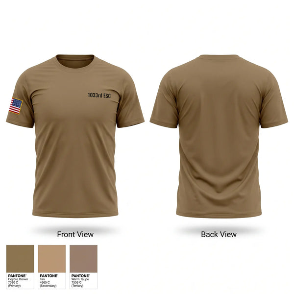 Short Sleeve Performance Shirt, 1033rd ESC, Army, Teamtime, Team time, sublimation, custom sports apparel, team uniforms, spirit wear, spiritwear, sports uniforms, custom shirts, team store, custom team store, fundraiser sports, apparel fundraiser