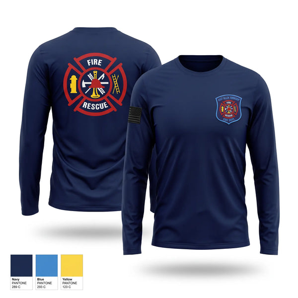 Long Sleeve Performance Shirt, East Allen, Fire Department, Teamtime, Team time, sublimation, custom sports apparel, team uniforms, spirit wear, spiritwear, sports uniforms, custom shirts, team store, custom team store, fundraiser sports, apparel fundraiser