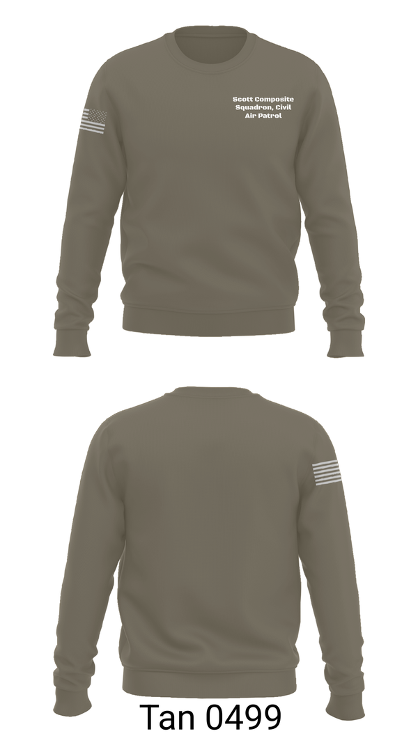 Crew Neck Sweatshirt, Scott Composite Squadron, Civil Air Patrol, , Teamtime, Team time, sublimation, custom sports apparel, team uniforms, spirit wear, spiritwear, sports uniforms, custom shirts, team store, custom team store, fundraiser sports, apparel fundraiser