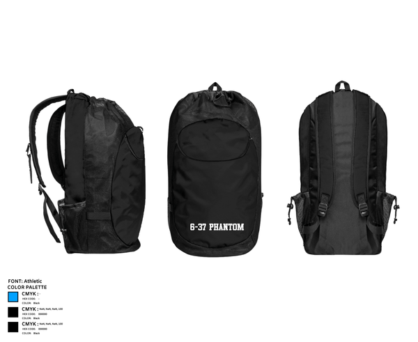 Gear Bag, 6-37 phantom, Army, Teamtime, Team time, sublimation, custom sports apparel, team uniforms, spirit wear, spiritwear, sports uniforms, custom shirts, team store, custom team store, fundraiser sports, apparel fundraiser