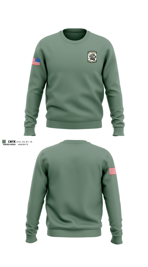 Crew Neck Sweatshirt, Baytown Police K-9, Police, Teamtime, Team time, sublimation, custom sports apparel, team uniforms, spirit wear, spiritwear, sports uniforms, custom shirts, team store, custom team store, fundraiser sports, apparel fundraiser
