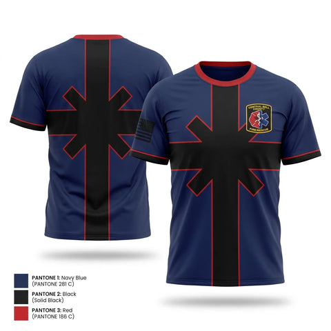 Old School Cotton Feel Shirt, CBCFR, Fire Department, Teamtime, Team time, sublimation, custom sports apparel, team uniforms, spirit wear, spiritwear, sports uniforms, custom shirts, team store, custom team store, fundraiser sports, apparel fundraiser