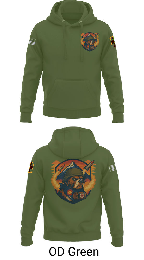 Hoodie, 10th Field Hospital (FWD), , Teamtime, Team time, sublimation, custom sports apparel, team uniforms, spirit wear, spiritwear, sports uniforms, custom shirts, team store, custom team store, fundraiser sports, apparel fundraiser