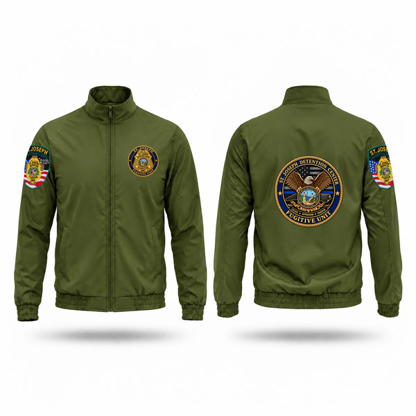 Windbreaker, ST. JOSEPH DETENTION CENTER FUGITIVE UNIT, Police, Teamtime, Team time, sublimation, custom sports apparel, team uniforms, spirit wear, spiritwear, sports uniforms, custom shirts, team store, custom team store, fundraiser sports, apparel fundraiser