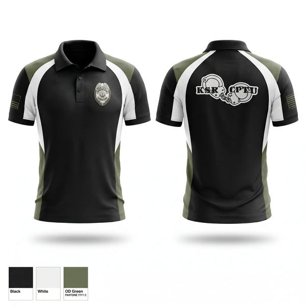 Short Sleeve Performance Polo, KYDOC, Police, Teamtime, Team time, sublimation, custom sports apparel, team uniforms, spirit wear, spiritwear, sports uniforms, custom shirts, team store, custom team store, fundraiser sports, apparel fundraiser