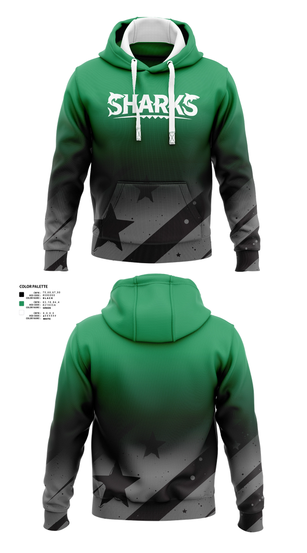 Hoodie, Sharks, Men's Soccer, Teamtime, Team time, sublimation, custom sports apparel, team uniforms, spirit wear, spiritwear, sports uniforms, custom shirts, team store, custom team store, fundraiser sports, apparel fundraiser