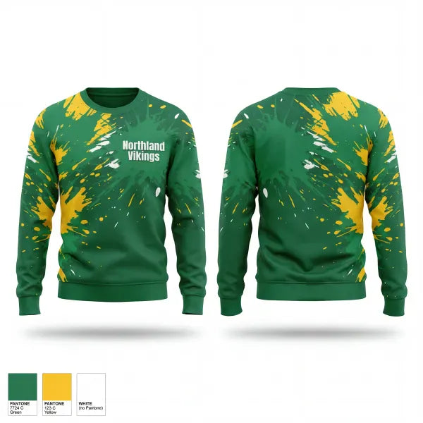 Crew Neck Sweatshirt, Northland Vikings, Track & Field, Teamtime, Team time, sublimation, custom sports apparel, team uniforms, spirit wear, spiritwear, sports uniforms, custom shirts, team store, custom team store, fundraiser sports, apparel fundraiser