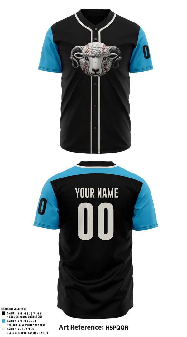 Full Button Baseball Jersey, Blacksheep, Baseball, Teamtime, Team time, sublimation, custom sports apparel, team uniforms, spirit wear, spiritwear, sports uniforms, custom shirts, team store, custom team store, fundraiser sports, apparel fundraiser