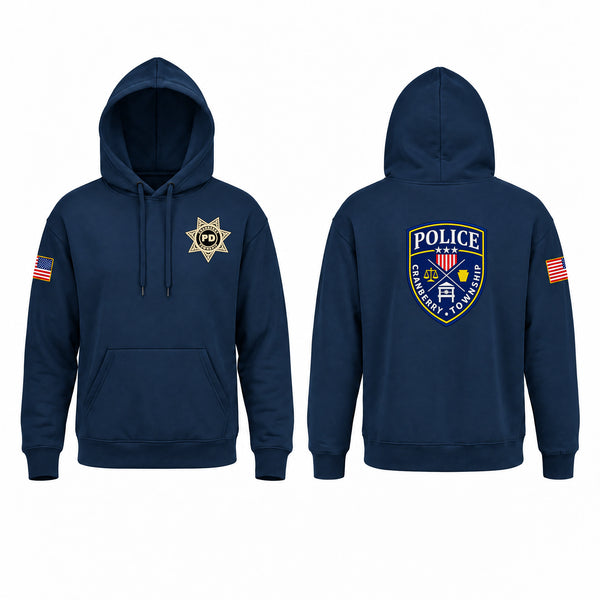 Hoodie, Cranberry Township Police, Police, Teamtime, Team time, sublimation, custom sports apparel, team uniforms, spirit wear, spiritwear, sports uniforms, custom shirts, team store, custom team store, fundraiser sports, apparel fundraiser