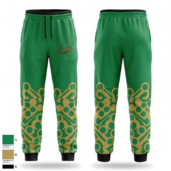 Sweatpants, Southline Shamrocks, Baseball, Teamtime, Team time, sublimation, custom sports apparel, team uniforms, spirit wear, spiritwear, sports uniforms, custom shirts, team store, custom team store, fundraiser sports, apparel fundraiser