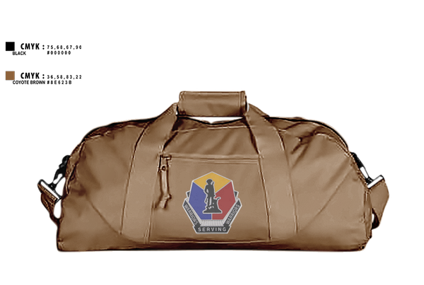 Duffle Bag, Camp Crowder HHC, , Teamtime, Team time, sublimation, custom sports apparel, team uniforms, spirit wear, spiritwear, sports uniforms, custom shirts, team store, custom team store, fundraiser sports, apparel fundraiser