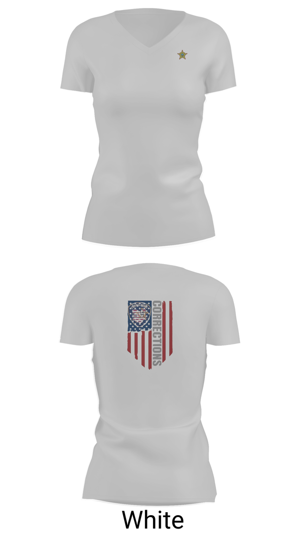 Womens Short Sleeve Vneck Shirt, Ottawa County Sheriff’s Office, Police, Teamtime, Team time, sublimation, custom sports apparel, team uniforms, spirit wear, spiritwear, sports uniforms, custom shirts, team store, custom team store, fundraiser sports, apparel fundraiser