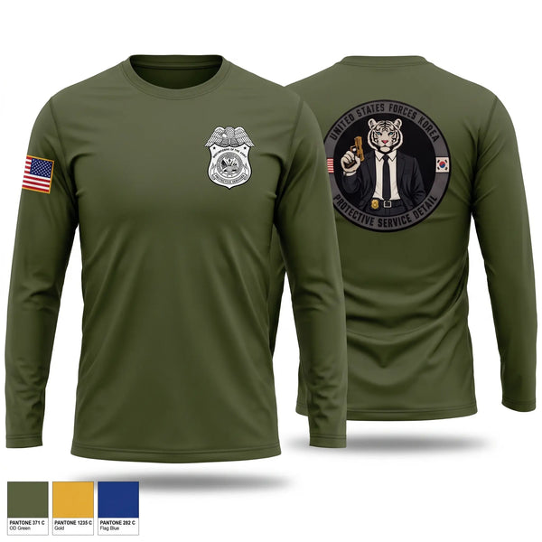 Long Sleeve Performance Shirt, USFK PSD, Army, Teamtime, Team time, sublimation, custom sports apparel, team uniforms, spirit wear, spiritwear, sports uniforms, custom shirts, team store, custom team store, fundraiser sports, apparel fundraiser