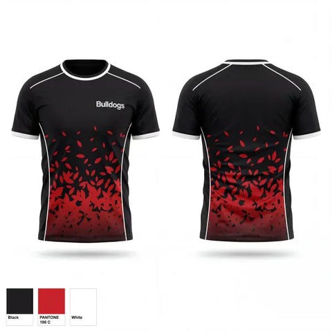 Short Sleeve Performance Shirt, Bulldogs, Baseball, Teamtime, Team time, sublimation, custom sports apparel, team uniforms, spirit wear, spiritwear, sports uniforms, custom shirts, team store, custom team store, fundraiser sports, apparel fundraiser