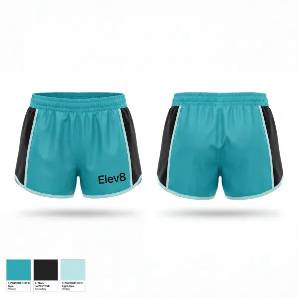 Womens Shorts, Elev8, Women's Volleyball, Teamtime, Team time, sublimation, custom sports apparel, team uniforms, spirit wear, spiritwear, sports uniforms, custom shirts, team store, custom team store, fundraiser sports, apparel fundraiser