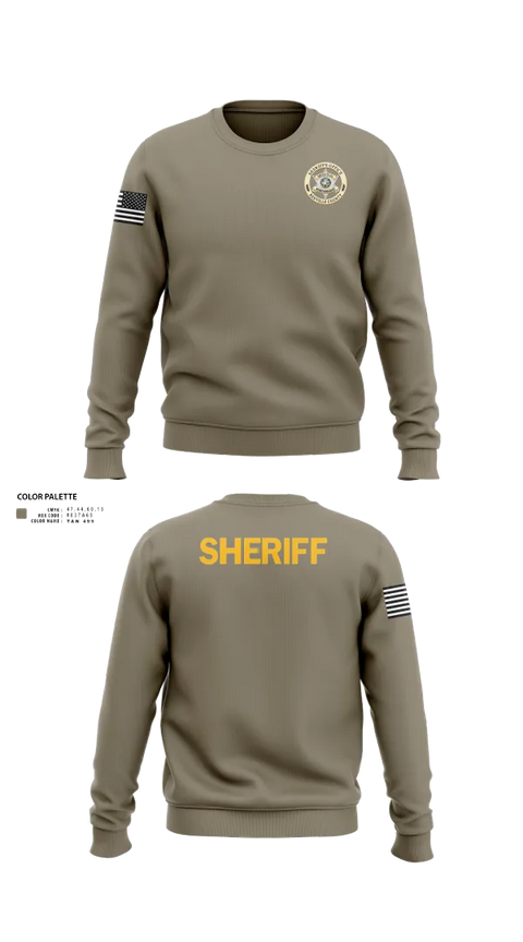 Crew Neck Sweatshirt, Renville County Sheriff's Office, Police, Teamtime, Team time, sublimation, custom sports apparel, team uniforms, spirit wear, spiritwear, sports uniforms, custom shirts, team store, custom team store, fundraiser sports, apparel fundraiser
