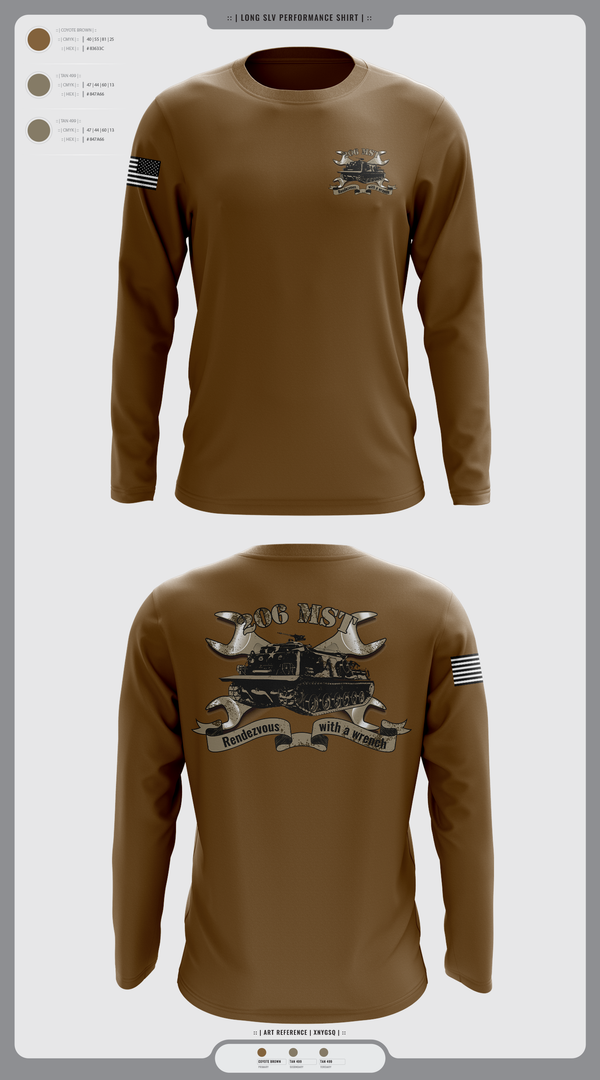 Long Sleeve Performance Shirt, 206th MST, , Teamtime, Team time, sublimation, custom sports apparel, team uniforms, spirit wear, spiritwear, sports uniforms, custom shirts, team store, custom team store, fundraiser sports, apparel fundraiser