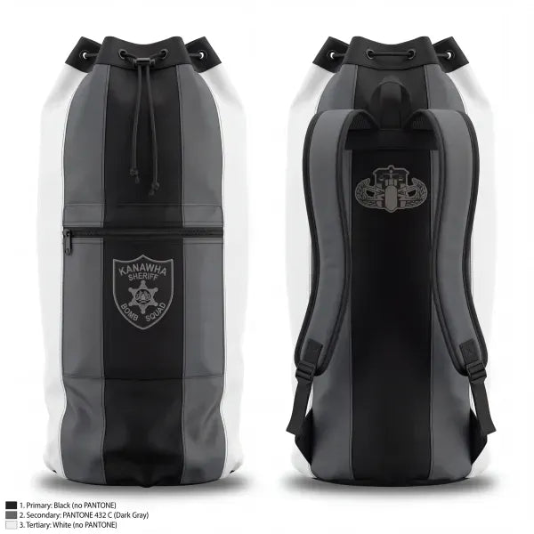 Gear Bag, Kanawha Sheriff Bomb Squad, Police, Teamtime, Team time, sublimation, custom sports apparel, team uniforms, spirit wear, spiritwear, sports uniforms, custom shirts, team store, custom team store, fundraiser sports, apparel fundraiser