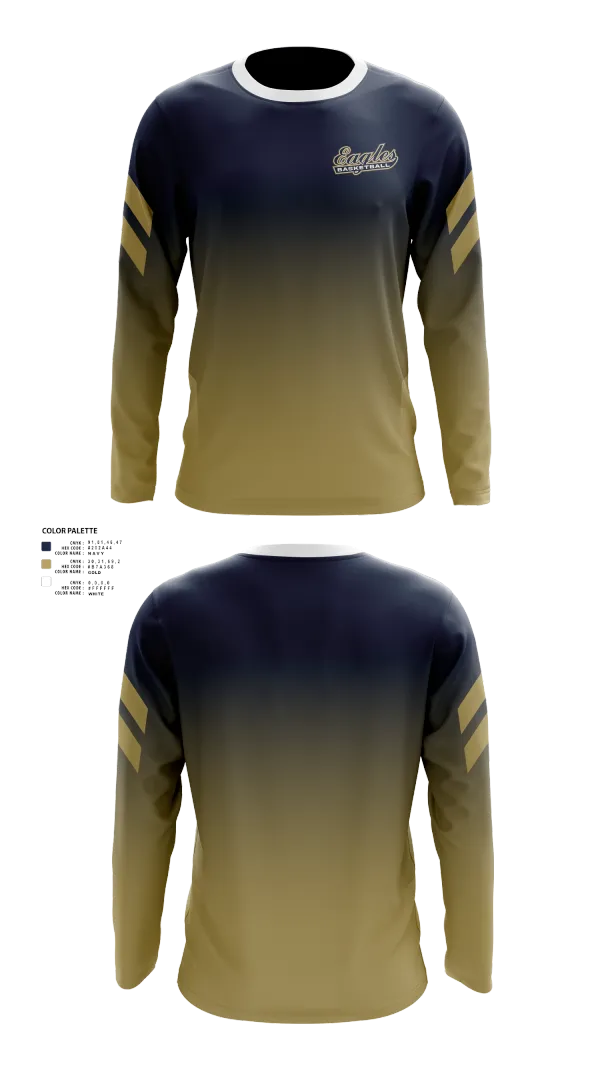 Long Sleeve Shooting Shirt, Jacksonville High School Basketball, Women's Basketball, Teamtime, Team time, sublimation, custom sports apparel, team uniforms, spirit wear, spiritwear, sports uniforms, custom shirts, team store, custom team store, fundraiser sports, apparel fundraiser