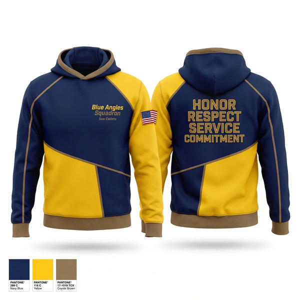 Hoodie, Blue Angles Squadron, Navy, Teamtime, Team time, sublimation, custom sports apparel, team uniforms, spirit wear, spiritwear, sports uniforms, custom shirts, team store, custom team store, fundraiser sports, apparel fundraiser
