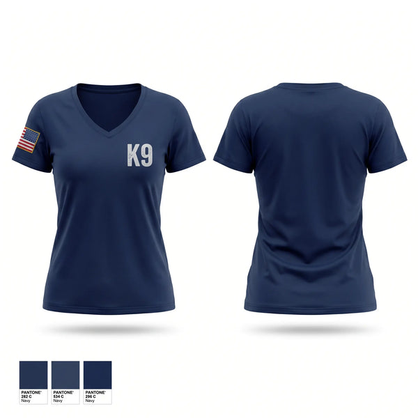 Womens Short Sleeve Vneck Shirt, Sheriff K9, Police, Teamtime, Team time, sublimation, custom sports apparel, team uniforms, spirit wear, spiritwear, sports uniforms, custom shirts, team store, custom team store, fundraiser sports, apparel fundraiser
