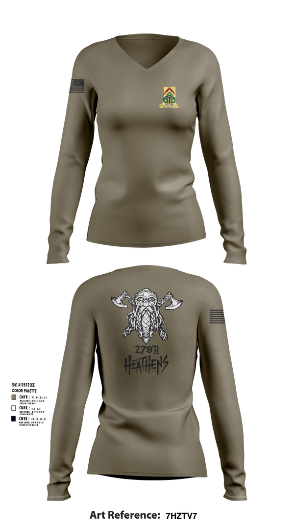 Womens Long Sleeve Vneck Shirt, 3/278 ACR, , Teamtime, Team time, sublimation, custom sports apparel, team uniforms, spirit wear, spiritwear, sports uniforms, custom shirts, team store, custom team store, fundraiser sports, apparel fundraiser