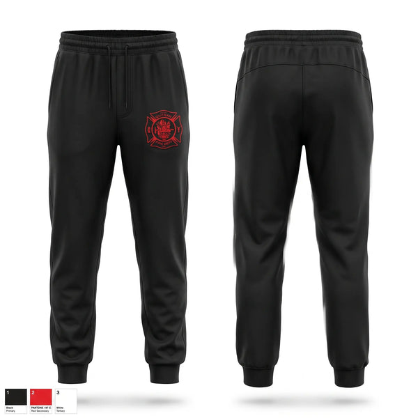 Sweatpants, Quitman Fire Department, Fire Department, Teamtime, Team time, sublimation, custom sports apparel, team uniforms, spirit wear, spiritwear, sports uniforms, custom shirts, team store, custom team store, fundraiser sports, apparel fundraiser